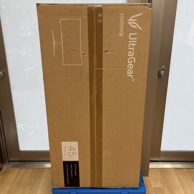 【津ラッツ店】中古  LG UltraGear 45GR95QE-B [45.5インチ/3440x1440/OLED/非光沢/DP/HDMI/240Hz/0.03ms/GtoG/G-SYNC](2023) 4990001633 