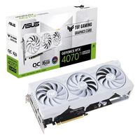 ASUS  TUF-RTX4070TIS-O16G-WHITE-GAMING (GeForce RTX 4070 Ti SUPER 16GB) 