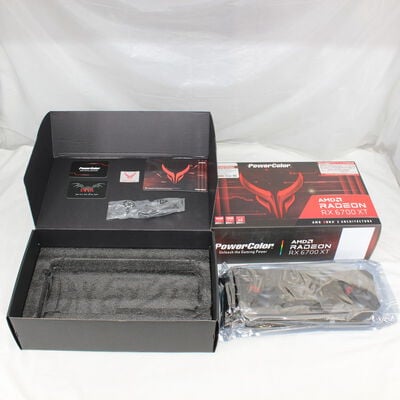 【通販センター】中古  PowerColor Red Devil AMD Radeon RX 6700 XT 12GB GDDR6（RX6700XT 12GB） 3480034223 