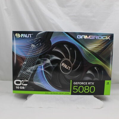 【通販センター】中古  Palit NE75080T19T2-GB2030G (RTX5080 GameRock OC 16GB) 176535 