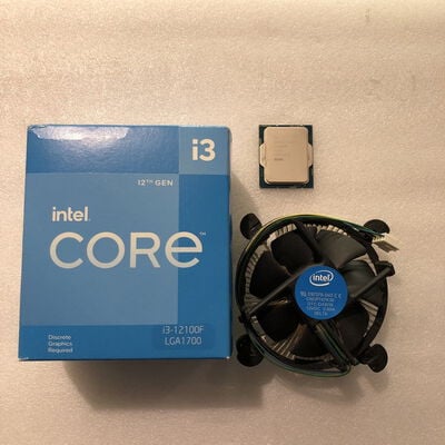【甲府飯田店】中古  INTEL Core i3 12100F  (1700/3.3G/12M/C4/T8) 148617 