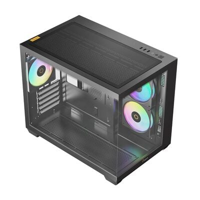 Ocypus  Gamma C54 ARGB Gamma-C54-BKD300XX-GL (MicroATX ガラス ブラック) 