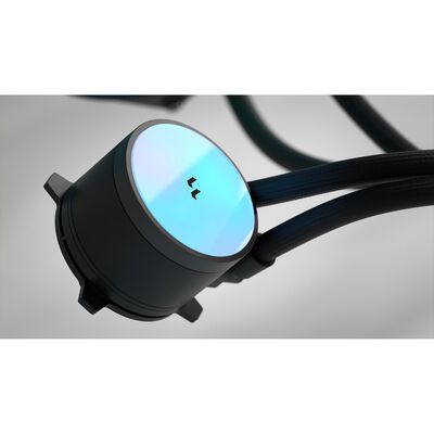Fractal Design  Radius 360 RGB Black FD-W-RA1-3602 (360mm ARGB ブラック) 