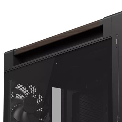 ASUS  ProArt PA602 Wood Edition Modern Black Tempered Glass Panel (PROART PA602 WALNUT WOOD TG PWM MODERN BLACK) 