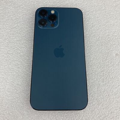 【京都店】中古  【SIMロック解除済み】【docomo】Apple iPhone12 Pro Max 6.7インチ 128GB (パシフィックブルー)  MGCX3J/A 155652 