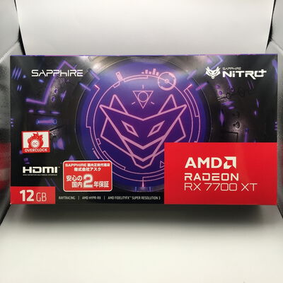 【佐賀南部バイパス店】中古  SAPPHIRE 11335-02-20G NITRO+ RX7700XT GAMING OC (RX7700XT 12G) 162742 