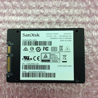 【なんば店】中古  各社 2.5インチ SSD 240GB SATA 124393 