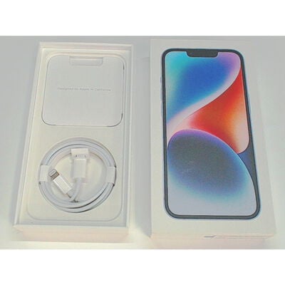 【前橋インターアカマル店】中古  【docomo版SIMフリー】Apple iPhone14 6.1インチ 128GB (ブルー) MPVJ3J/A 154873