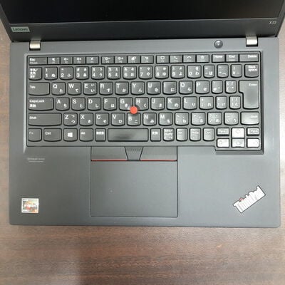 【福山ココローズ店】中古  LENOVO ThinkPad X13 (AMD Ryzen 5 Pro 4650U 2.10GHz/32GB/SSD256GB/-/オンボード/13.3/1920x1080/Wi-Fi/WEBCAM/W11P/Microsoft Office Home and Business 2024) 184183 