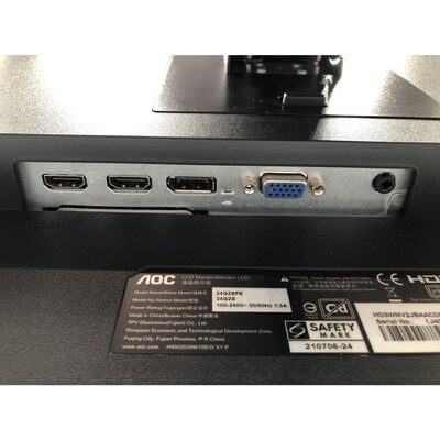 【水戸赤塚店】中古  AOC 24G2SPE/11 [23.8インチ Black&Red] 4680003604 
