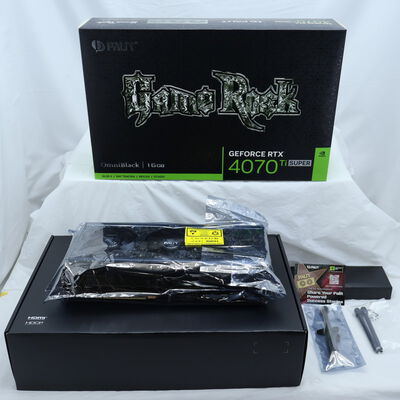 【通販センター】中古  Palit NED47TS019T2-1020Q(RTX4070Ti Super GR OmniBK) 192388 