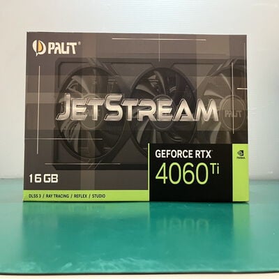 【浦添城間店(沖縄)】中古  Palit NE6406T019T1-1061J(RTX4060Ti JetStream 16G) 175543 