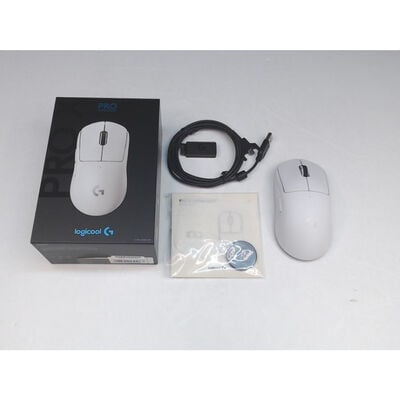【前橋ｲﾝﾀｰｱｶﾏﾙ店】中古  Logicool PRO X SUPERLIGHT Wireless Gaming Mouse(G-PPD-003WL-WH) 4540001678 