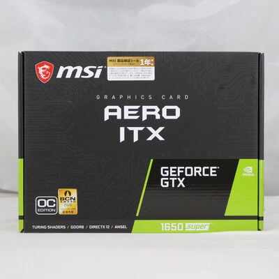 【通販センター】中古  MSI GeForce GTX 1650 SUPER AERO ITX OC（GTX1650SUPER 4GB） 3480034944 