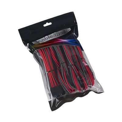 CableMod  CM-PCAB-BKIT-NKCR-3PK-R (ケーブル延長キット カーボン/レッド) 