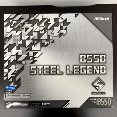 【長野稲里店】中古  ASRock B550 Steel Legend (B550 AM4 ATX DDR4) 142936 