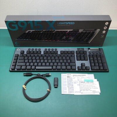 【津ラッツ店】中古  Logicool G915 X LIGHTSPEED G915WLX-LNBK [ブラック] 4990000985 