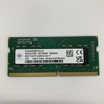 【神戸・三宮店】中古  DDR4 PC4-25600 8GB SODIMM ノート用 148256 