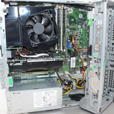 【通販センター】中古  HP EliteDesk(Intel Core i7 8700/16GB DDR4 (PC4)/SSD2TB/DVDマルチ/NVIDIA GeForce GTX 1650 4GB/W11H64 MAR) 192565 