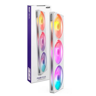 NZXT  F420 RGB V2 White RF-R242U-WF (420mm ARGB ホワイト) 
