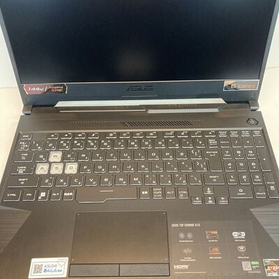 【京都店】中古  ASUS ASUS TUF Gaming A15 FA506IHRB-R5G1650E (Ryzen 5 4600H/8GB/SSD512GB/なし/GTX1650 (NoteBook) 4GB/15.6/1920x1080/W11H) 3180006449 
