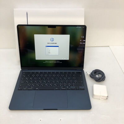 【徳島住吉店】中古  MacBook Air 13インチ CTO (M3　2024) ミッドナイトMC8K4J/A M3(CPU:8C/GPU:8C)/16G/256G 5230001198 