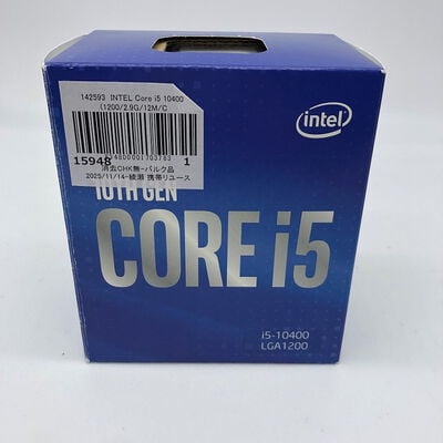 【宇都宮鶴田店】中古  INTEL Core i5 10400 (1200/2.9G/12M/C6/12) 142593 