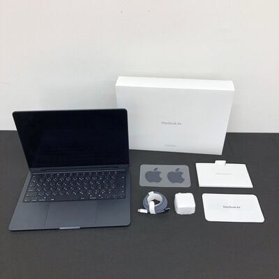 【長野稲里店】中古  MacBook Air 13インチ(M2 2022) ミッドナイト M2(CPU 8C/GPU 10C)/16G/512G) 4720001697 