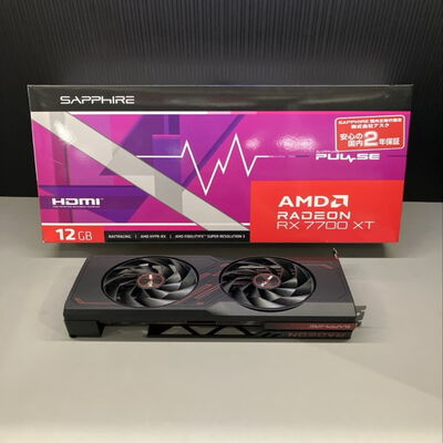【座間相武台】中古  Sappire Pulse AMD Radeon RX7700XT Graphics Card　 4510002090 