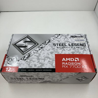 【秋葉原本店】中古  ASRock RX7700XT SL 12GO RX7700XT Steel Legend OC (RX7700XT 12G) 162741 