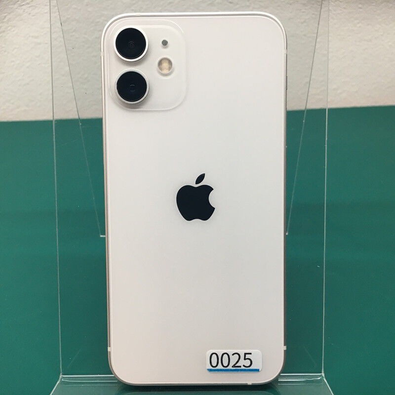 中古 【au】Apple iPhone12 mini 5.4インチ 128GB (ホワイト) MGDM3J/A