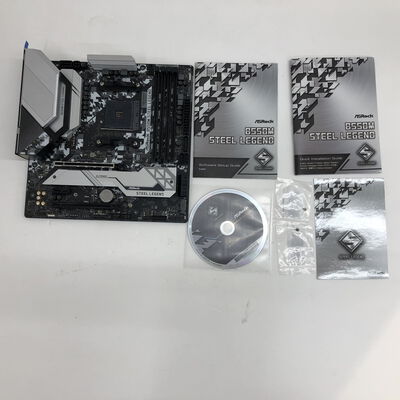 【福山ココローズ店】中古  ASRock B550M Steel Legend (B550 AM4 mATX DDR4) 142939 