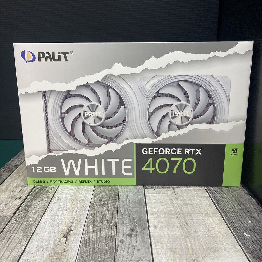 パル 白 中古 Palit NED4070019K9-1047L(RTX4070 WHITE 12G) 3320005026
