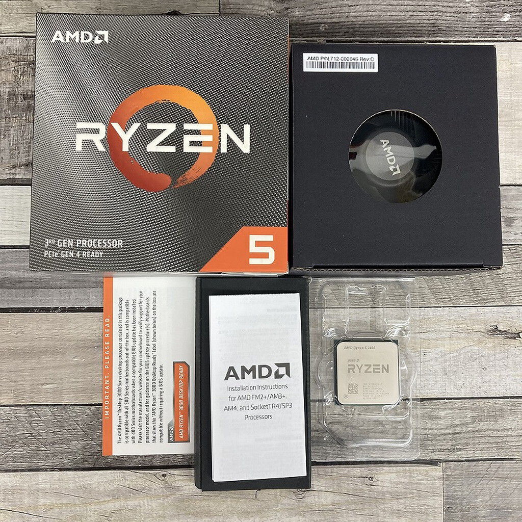 中古 AMD Ryzen 5 3600 (AM4/3.6/35M/C6/T12/65W) 140027 （379539