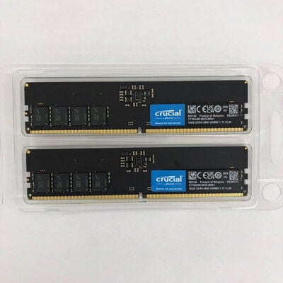 【長野稲里店】中古  16GB 2枚組(合計32GB) PC5-38400/DDR5-4800 デスクトップ用 190889 