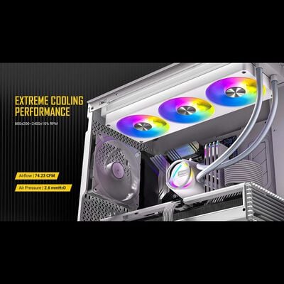 Antec  Skeleton Matrix 360 ARGB White (ホワイト) 