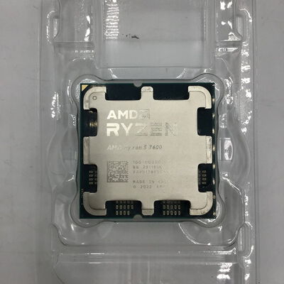 【白山FM松任店】中古  AMD Ryzen 5 7600 (AM5/3.8GHz/38M/C6/T12/65W) 154484 