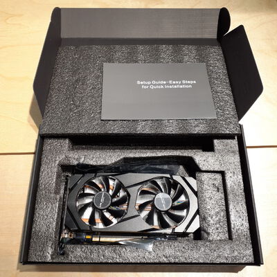 【鹿児島店】中古  玄人志向 GF-GTX1660-E6GB/OC/DF (GTX1660 6G GDR5) 139185 