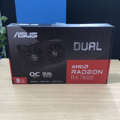 【甲府飯田店】中古  ASUS DUAL-RX7600-O8G-V2 (RX7600 8G) 162744 