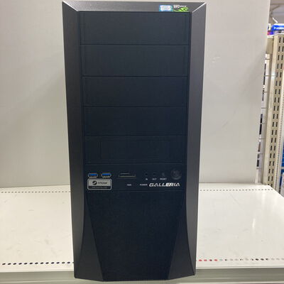 【大宮店】中古  THIRDWAVE GALLERIA KT(Intel Core i7 9700F/16GB/SSD256GB/なし/NVIDIA GeForce GTX 1660 Ti 6GB/W11H64 MAR) 177774 