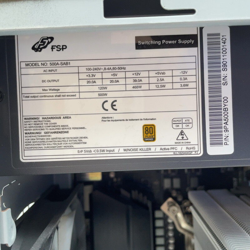 中古 iiyama sense∞(i9 9900K/16GB/SSD500GB/HDD2TB/Quadro p2000