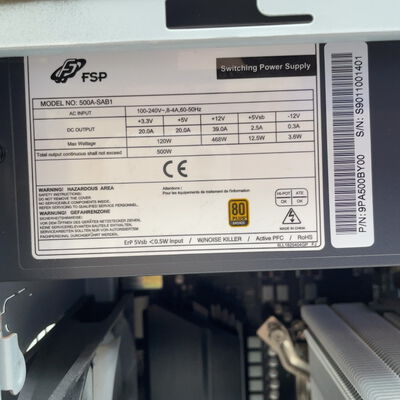 【大分店】中古  iiyama sense&infin;(i9 9900K/16GB/SSD500GB/HDD2TB/Quadro p2000/W11H) 4860001575 