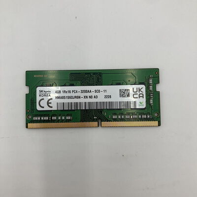 【白山FM松任店】中古  PC4-25600 4GB ノート用 154560 