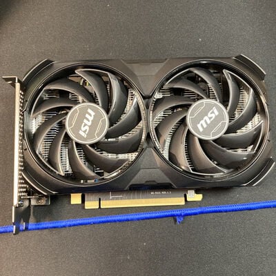 【大宮店】中古  MSI GeForce RTX 4060 Ti VENTUS 2X BLACK 8G OC (RTX4060Ti 8GB) 158559 
