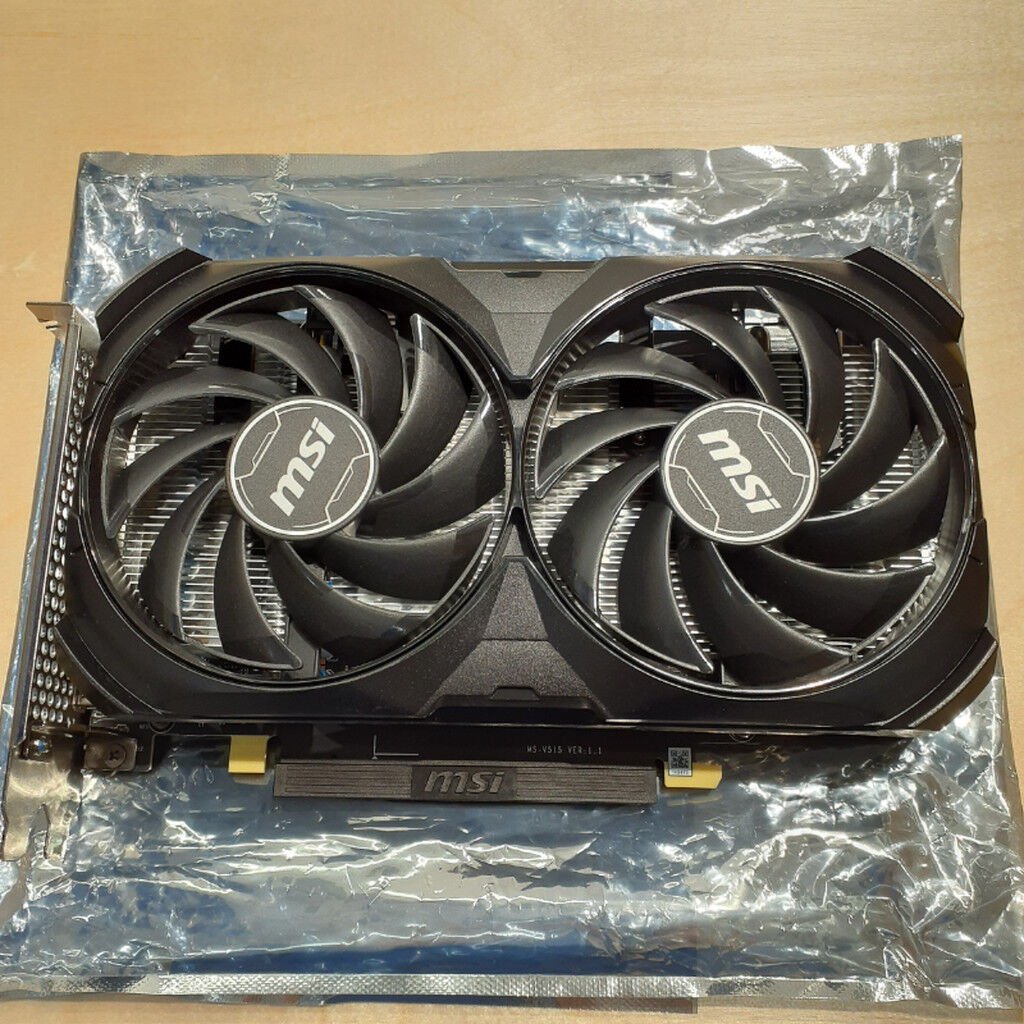 中古 MSI GeForce RTX 4060 Ti VENTUS 2X BLACK 8G OC（RTX4060Ti 8GB
