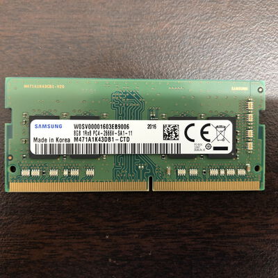 【福山ココローズ店】中古  Samsung M471A1K43DB1-CTD(SODIMM DDR4 21300 8GB) 147988 