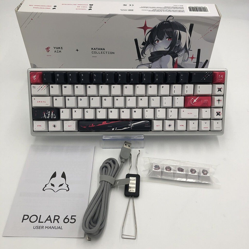 中古 Yuki Aim Polar 65 Keyboard Katana Edition Drop 1