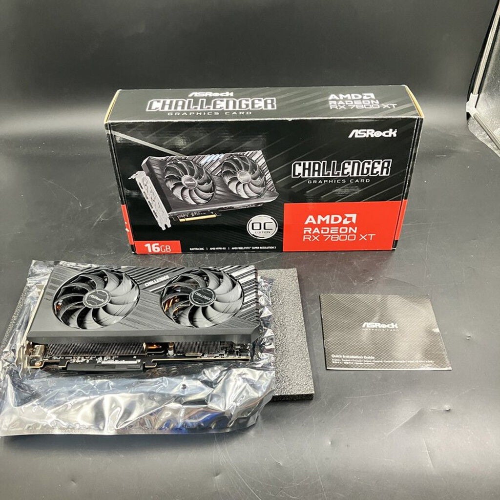 中古 ASRock RX7800XT CL 16GO RX7800XT Challenger OC (RX7800XT 16GB