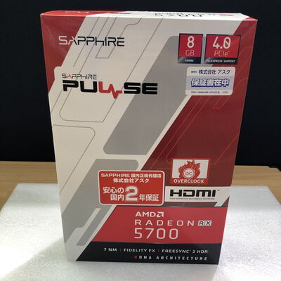 【甲府飯田店】中古  SAPPHIR PULSE RADEON RX 5700 8G GDDR6 4720001636 