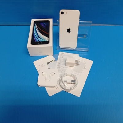 【大須店】中古  Apple iPhoneSE 4.7インチ (第2世代/2020) 64GB (ホワイト) 国内版SIMロックフリー MX9T2J/A 142455 